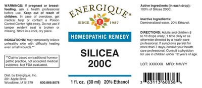 Enrg0590 Silicea 200c 7 13 22